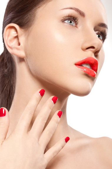 特寫(xiě)女人肖像