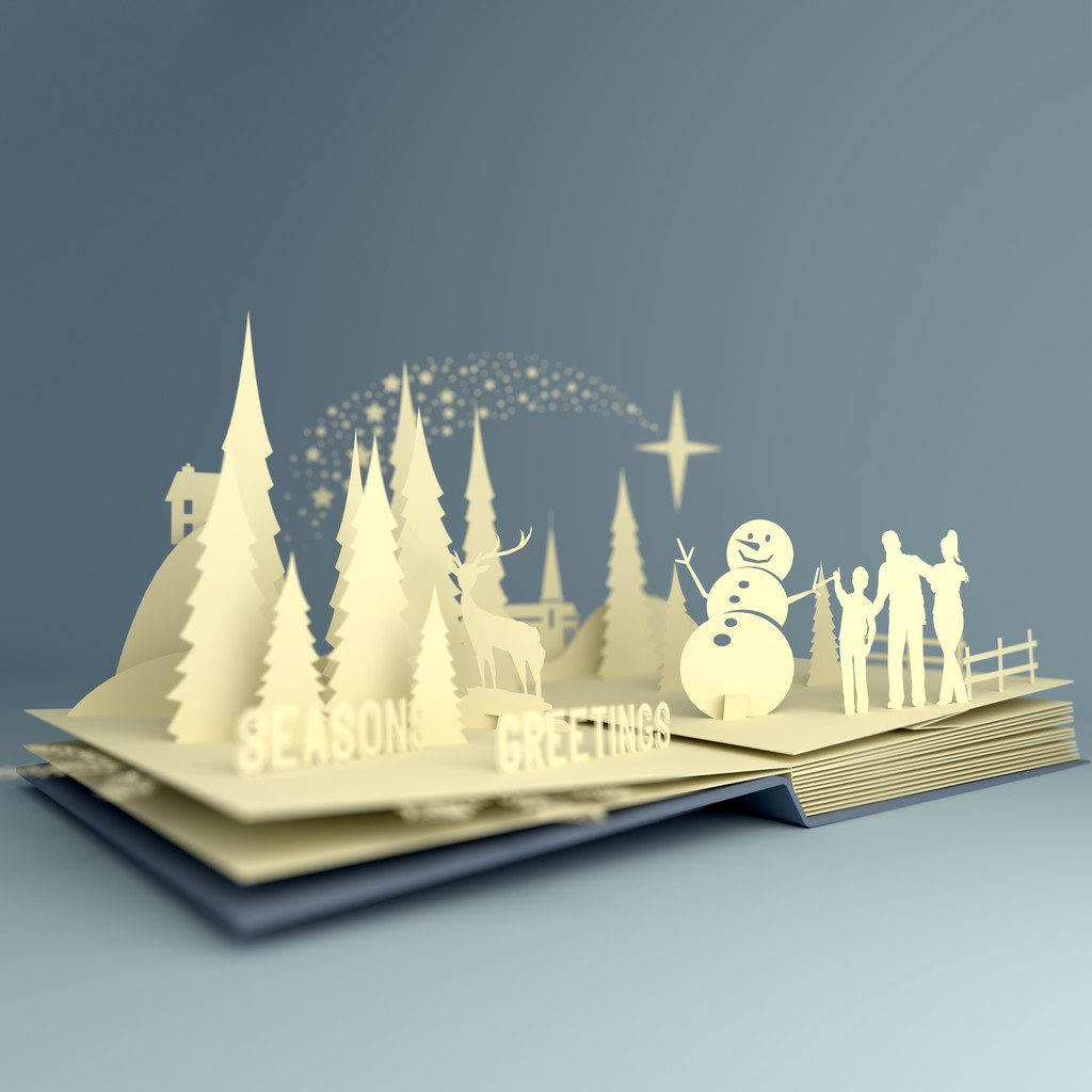 弹出的书-圣诞故事 弹出的书-圣诞故事