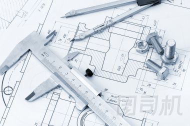 計(jì)劃工業(yè)詳細(xì)信息、 螺絲、 卡尺、 分隔線。一張照片