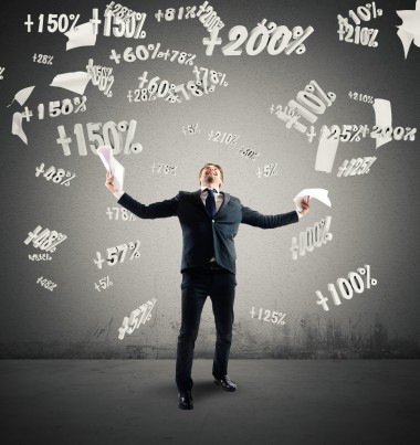 成功的商人歡喜