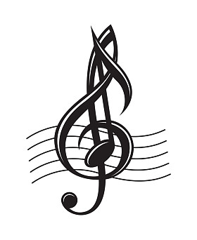 音乐笔记上壁图片