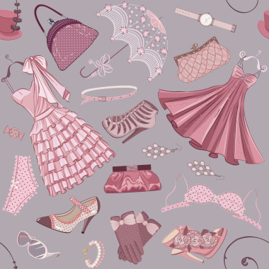 背景婦女的服裝圖片