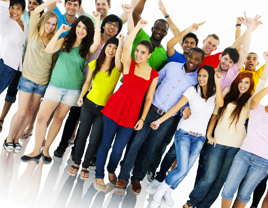 年轻人多样性聚在一起图片 年轻人多样性聚在一起图片