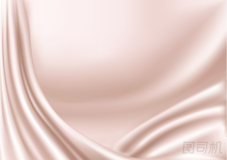 優(yōu)雅的粉色緞面紋理。矢量插畫