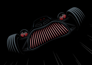 复古风格的怪物车照片