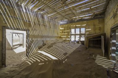 废弃的房屋在科普，纳米比亚图片