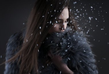 迷人的女人外套图片