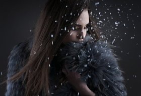 迷人的女人外套图片