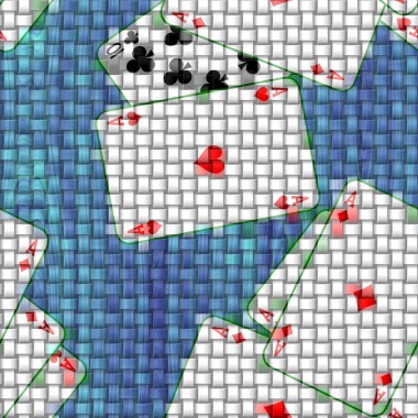 面料、 帆布质地，打牌。无缝图案纹理背景。游戏赌场中的表。在画布上打印