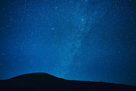 夜空中的星星图片