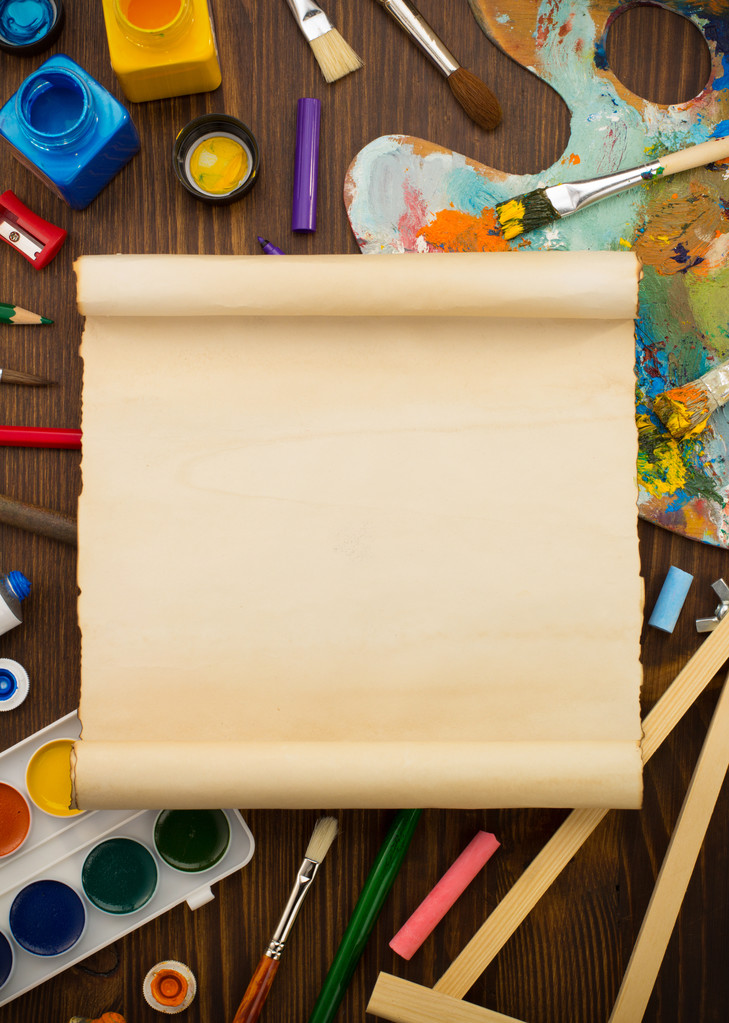 油漆用品和画笔图片 油漆用品和画笔图片