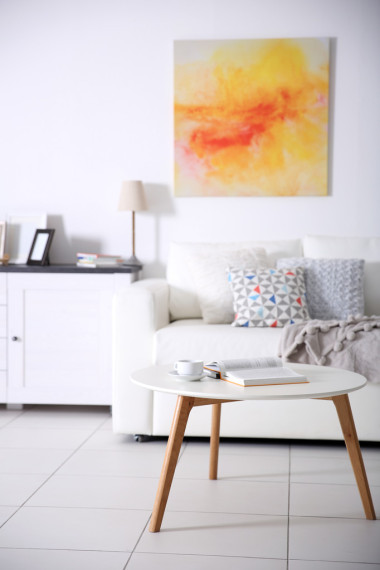 客厅里的内部照片