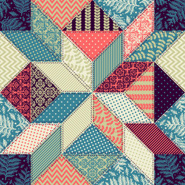 多彩的裝飾拼湊