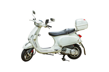 電動自行車上白色孤立高建群為您的新設計