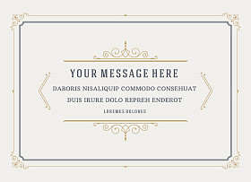 复古框架与装饰模板图片