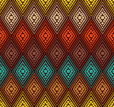 抽象彩色圓點幾何圖案