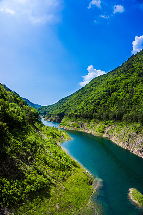 湖 Valvestino，意大利