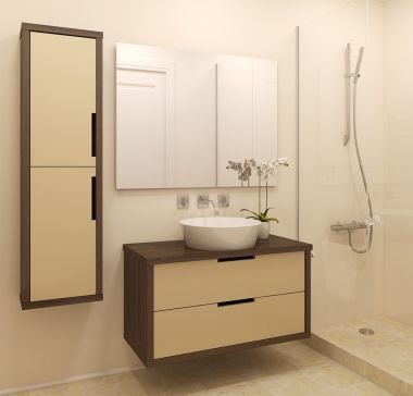 现代浴室内.图片