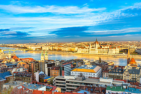 匈牙利布达佩斯全景图片