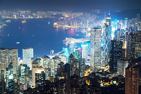 香港从太平山顶