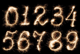 烟花数字设置图片