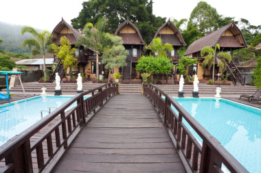 大自然度假村图片