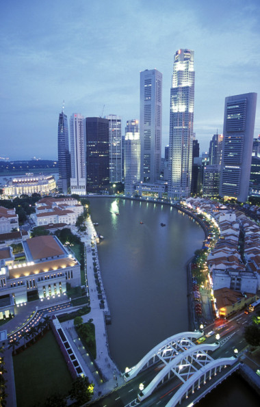 新加坡城市鳥瞰圖