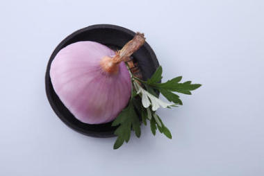 艾蒿白色圓蔥圖片