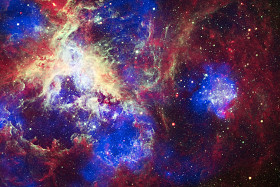 银河的星星图案图片