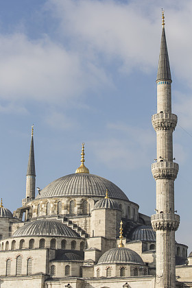 蓝色清真寺，(sultanahmet 清真寺），伊斯坦布尔土耳其