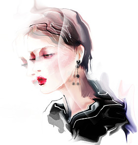 美丽的女性肖像图片