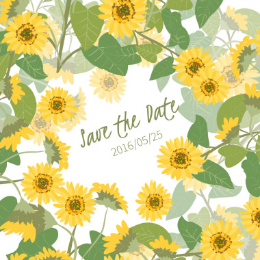 向日葵的老式背景,照片