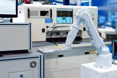 控制器的機器人手圖片