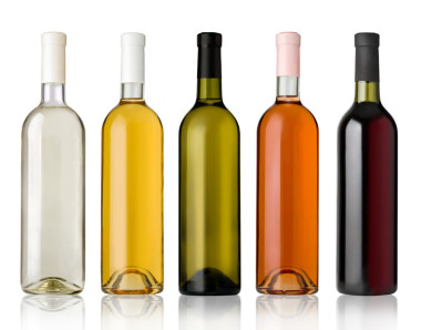 白色、 玫瑰金及紅葡萄酒瓶一套