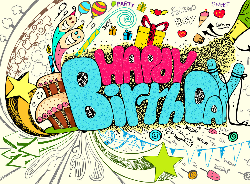 生日涂鸦 生日涂鸦