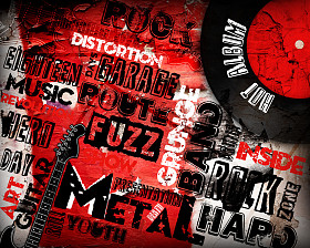 摇滚音乐海报图片