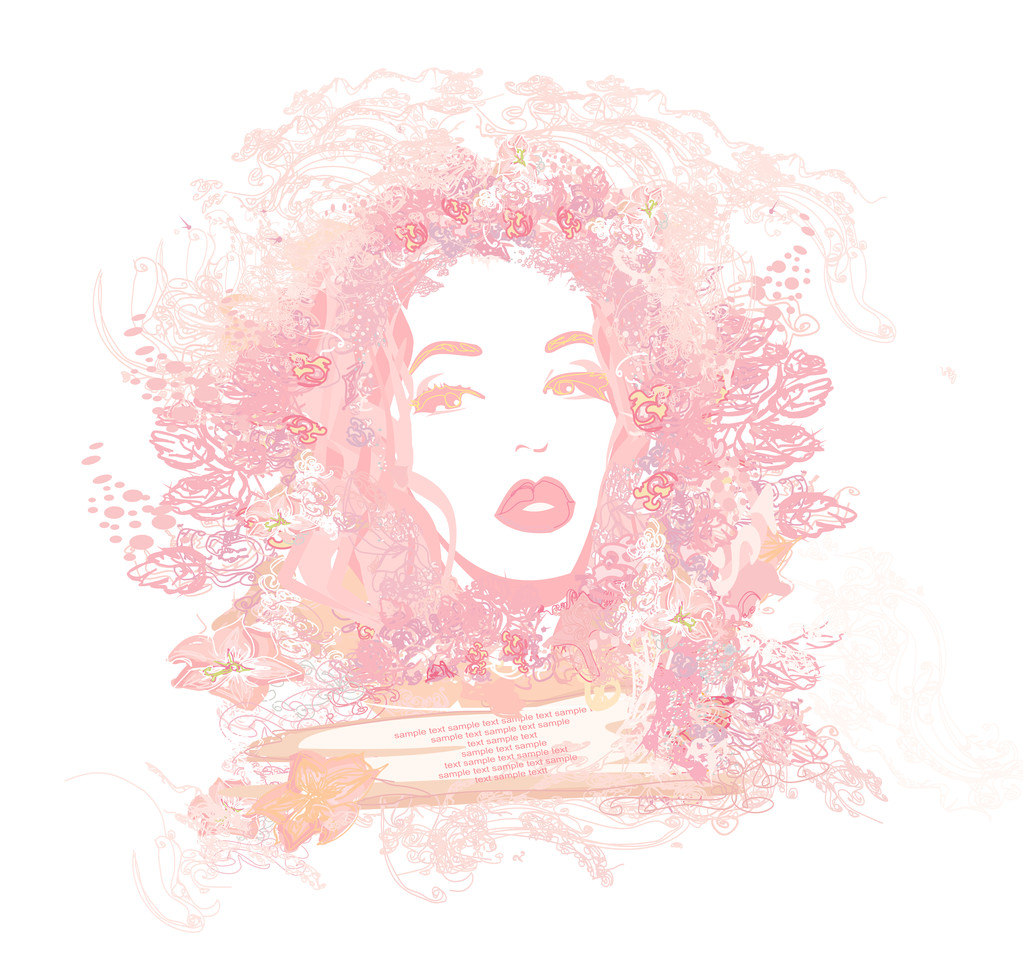 美丽的女人肖像照片