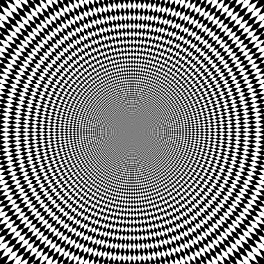 同心的抽象符號，菱形-光學(xué)、 視覺錯覺