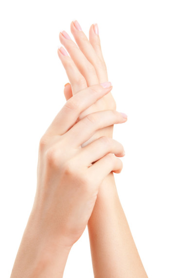 美麗的女人手照顧圖片