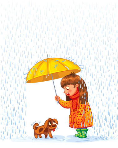保護寵物免受秋雨