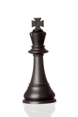 黑色的國王棋子