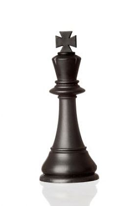黑色的国王棋子