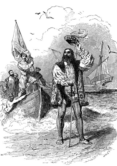 Christopher Columbus landed in America