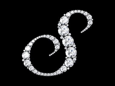 钻石镶"S"的美极了。V6