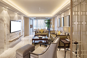 内部的豪华客厅