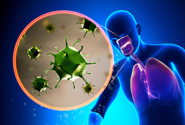 Cold head - flu sneeze male concept - who human sinuses