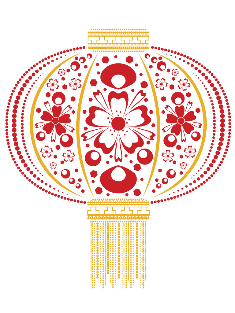 花卉中国灯 花卉中国灯