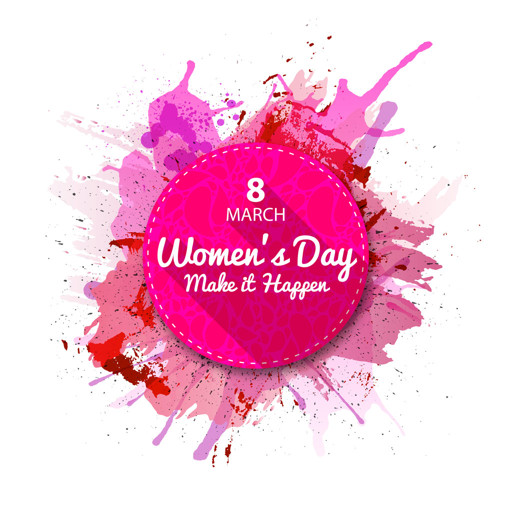 妇女日标签图片