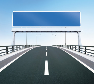 橋公路與空白符號圖片