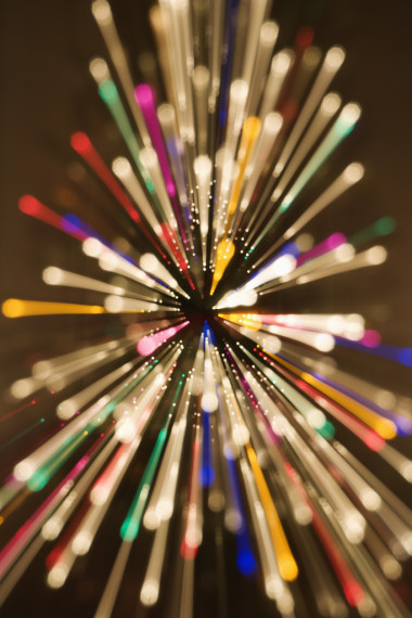 徑向模糊的燈.圖片